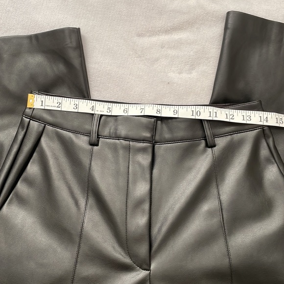 π Dynamite Wide Leg Faux Leather Black 6 NWT - Picture 13 of 16